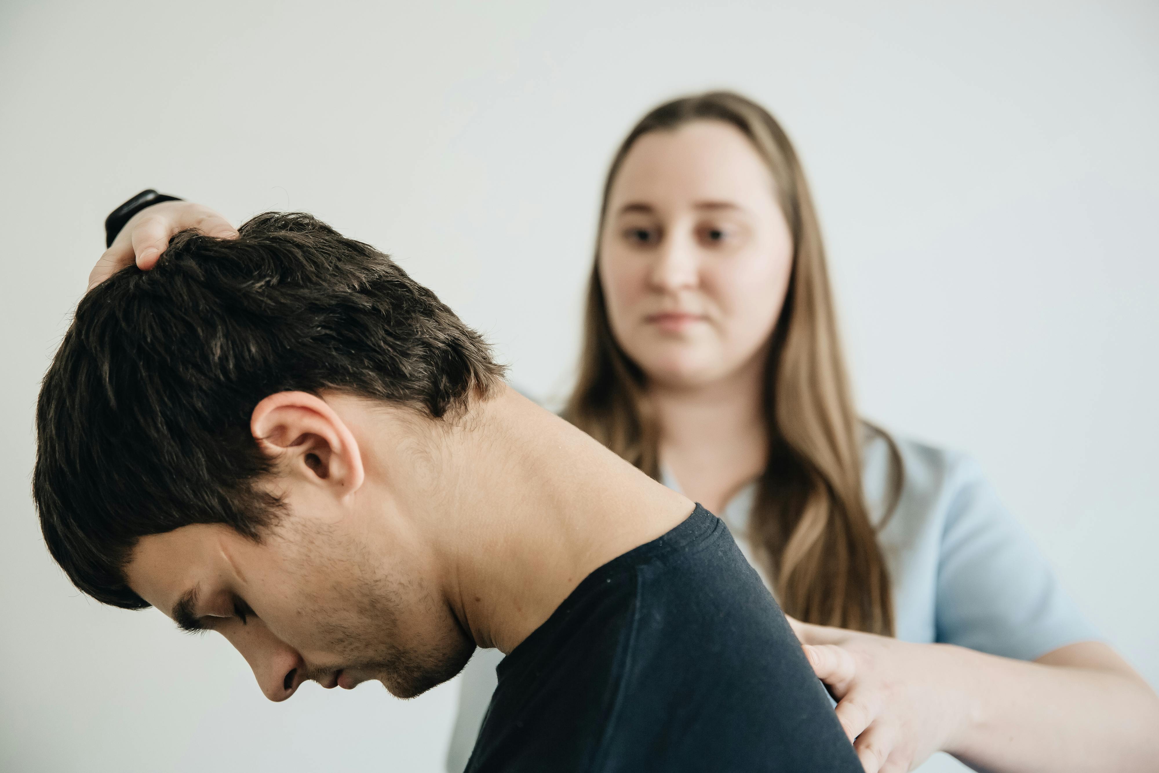 Osteopathic manual therapy session